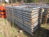 PALLET RACKING UPRIGHTS (25) 32'' X 10' TALL