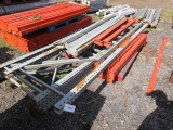 PALLET RACKING UPRIGHTS (47) 36'' X 12' TALL, (10) 6' CROSS AMRS, & (37) 8' CROSS ARMS
