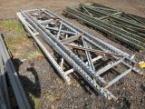 PALLET RACKING UPRIGHTS (27) 36'' & (3) 24'' VARIOUS SIZES