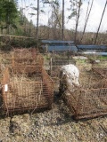 (6) WIRE METAL CRATES