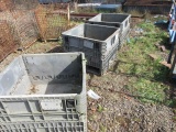 (3) PLASTIC CRATES