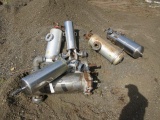 (7) ASSORTED STAINLESS STEEL TANKS