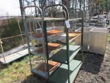 (2) METAL ROLLING RACKS