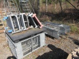 GALVANIZED ROLLING RACKS