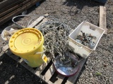 ASSORTED WIRE & CLAMPS
