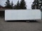 25' ALUMINUM BOX VAN TRUCK BODY, 25' X 8' WOOD FLOOR, ROLL UP DOOR, INTERIOR LIGHTS, SIDE CHASSIS