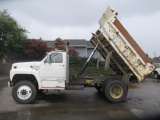 1989 FORD F800 5/7 YARD DUMP TRUCK