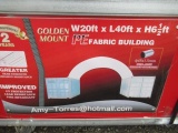 2022 GOLDEN MOUNT 20' X 40' CONTAINER SHELTER (NEW UNUSED -IN CRATE)