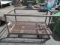 METAL FORK LIFT PLATFORM LIFTING BASKET W/ FORK POCKETS, 6' X 3' W/ 3' TALL SIDES