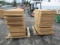 (2) PALLETS OF WOOD SHELVING