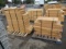 (2) PALLETS OF WOOD SHELVING