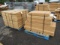 (2) PALLETS OF WOOD SHELVING