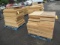 (2) PALLETS OF WOOD SHELVING