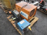 AIRCO SINGLE PHASE WELDER, W/NO LEADS, (2) MILLER WIRE FEEDERS