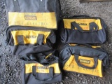 (50)+ DEWALT BATTERY CHARGERS ASSORTMENT & (5) DEWALT BAGS