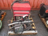 LINCOLN IDEALARC R3S-325 ARC WELDER, 230/460V, 3 PHASE W/ LEADS & LINCOLD QUIRT WELDER W/ LEADS