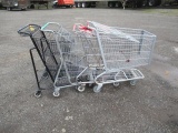 (4) SHOPPING CARTS