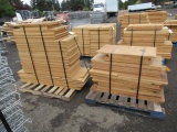 (2) PALLETS OF WOOD SHELVING