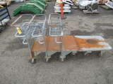 (3) FLAT TOP MATERIAL CARTS