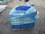 PALLET OF PLASTIC SODA CRATES