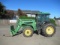 1997 JOHN DEERE 5500 4X4 TRACTOR W/FRONT LOADER