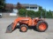 KUBOTA L2550 4X4 TRACTOR W/FRONT LOADER