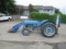 FORD TRACTOR W/FRONT LOADER & 3 POINT WOOD SPLITTER