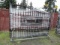 2022 GREATBEAR 20' BI-PARTING IRON GATE W/ SQUARE DEER ARTWORK