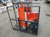 TMG-PD700S SKID STEER HYDRAULIC POST POUNDER ATTACHMENT