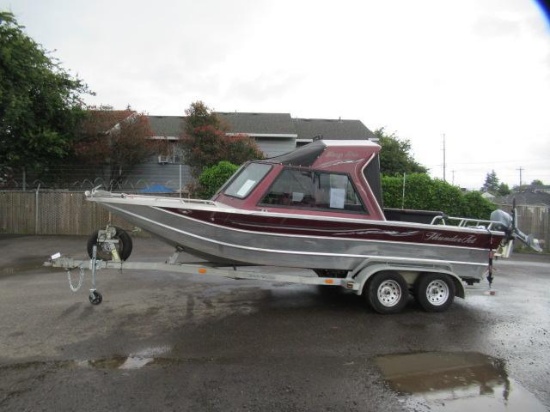 ***PULLED - NO TITLE***2000 THUNDERJET ALEXIS 21 ALUMINUM BOAT