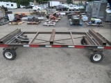 12' X 4' 4 WHEEL STEERING 5 LUG WHEELS *NO DECK