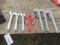 (3) 12'' CRESCENT WRENCHES, (3) 18'' RIGID PIPE WRENCHES, (2) 10'' RIDGID PIPE WRENCHES