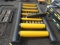 A-SAFE YELLOW GUARD BARRIER W/ BRACKETS (9'1''x 54'')