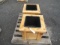 (2) SINGLE SLOT CEDAR PLANTER BOXES