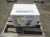 GREENWORKS EPW 2000 ELITE ELECTRIC PRESSURE WASHER, 2000 PSI, 1.2 GPM W/ HOSE & NOZZLE (UNUSED)