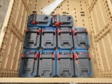 (10) MILWAUKEE M18 RED LITHIUM HIGH OUTLET CP3.0 18V BATTERIES