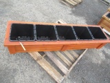 5 SLOT CEDAR PLANTER BOX