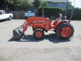 KUBOTA L2550 4X4 TRACTOR W/ FRONT LOADER