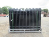 (24) 10'X7' METAL FENCE PANELS WITH (25) POSTS (UNUSED)