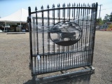 GREATBEAR 14' BI-PARTING WROUGHT IRON GATE (UNUSED)