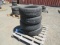 (4) ASSORTED STUDDED TIRES 17''