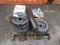 ASSORTED ATV WHEELS & TIRES, LEAF BLOWER & HEDGE TRIMMER