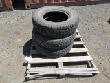 (3) ASSORTED STUDDED TIRES 15''