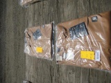 (2) CARHARTT SIZE LG REGULAR PVC RAINCOAT, BROWN IN COLOR (UNUSED)