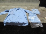 (3) BULWALK 3XL SHOP JACKETS OR SCRUBS, LIGHT BLUE IN COLOR (UNUSED)