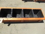 4-POT CEDAR PLANTER BOX