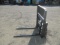 2022 SKID STEER FORK ATTACHMENT W/ SIDE SHIFT & 48'' FORKS (UNUSED)