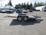 1988 PTE 7'X12' FLATBED TRAILER