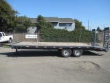 2010 KAUFMAN 23' TANDEM AXLE EQUIPMENT TRAILER