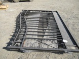 GREATBEAR 20' BI-PARTING WROUGHT IRON GATE (UNUSED)